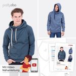 Kapuzenpullover - Tony - Papier-Schnittmuster-0