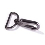 Taschenkarabiner 40mm gunmetal-0