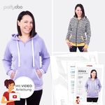 Kapuzenjacke - Janice - Papier-Schnittmuster-0
