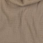 Muślin organiczny - Taupe