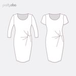 Knotenkleid - Amelie - Papier-Schnittmuster-1