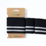 Cuff Me Glam Schwarz Silber