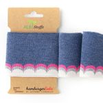 Cuff Me Icon Jacquard denim blå flerfärgad