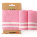 Bords cotes Cuff Me Bold Knit Rose Blanc