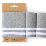 Cuff Me Bold Strick Grau Weiß