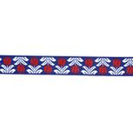 Webband 'Tulpen' by Lucia Pimpinella 15mm Blau Webband 'Tulpen' by Lucia Pimpinella 15mm Blau