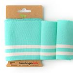 Cuff Me Bold Strick Mint Weiß
