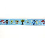 Webband &#039;Vogelhochzeit&#039; by paulapü 15mm Blau