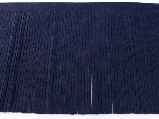 Fransenband 12cm dunkelblau Fransenband 12cm dunkelblau