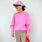 Sweat douillet - Rose gratté