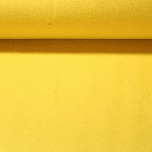 Tissu feutrine Tim lavable 3mm - Uni Jaune