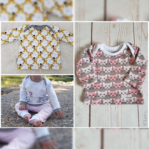 Newborn Shirt - LOU - Schnittmuster eBook