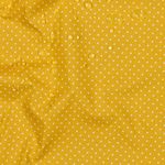 Beschichtete Baumwolle - Kleine Punkte Gelb Weiß