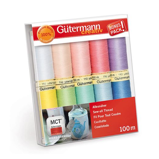 Gütermann Nähfaden-Set Allesnäher PASTELL