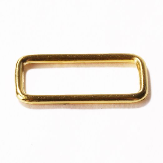 Vierkant Ring 25mm gold