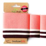 Cuff Me College Lachs Weiß Bordeaux