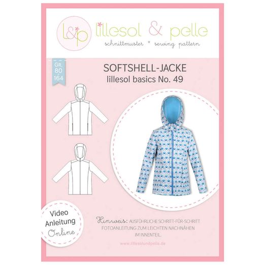 Softshelljacke - lillesol basic No.49 - Papierschnittmuster