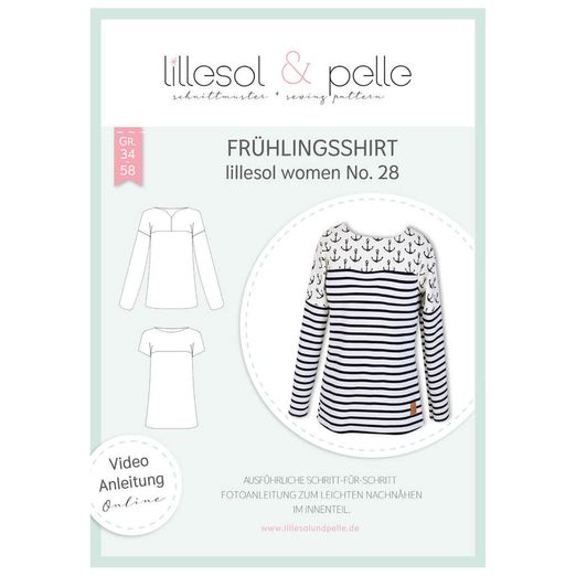 Frühlingsshirt - lillesol women No.28 - Papierschnittmuster