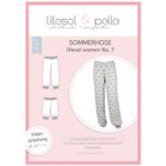 Sommerhose - lillesol women No.7 - Papierschnittmuster-0