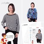 Fledermausshirt - Josie - Papier-Schnittmuster-0