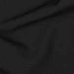 Tecido para vestidos e blusas - bi-stretch liso preto