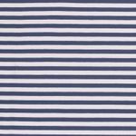 Jersey gestreift - Weiß Jeansblau