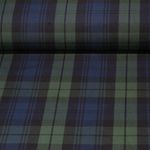 Fox Oilskin - Dry Oilskin light - Blackwatch Tartan Blau Grün-0