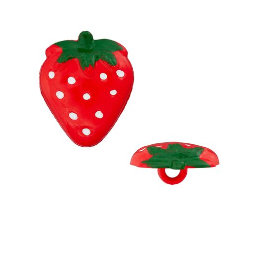 Oeillet bouton en polyester fraise 21mm