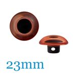 Bouton en polyester oeil d'animal 23mm-0