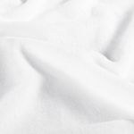 Frottéhandduk i stretch - enfärgad vit