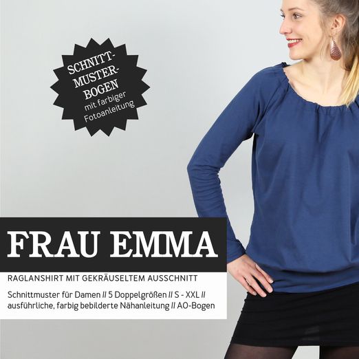 Raglanshirt - FRAU EMMA - Papierschnittmuster