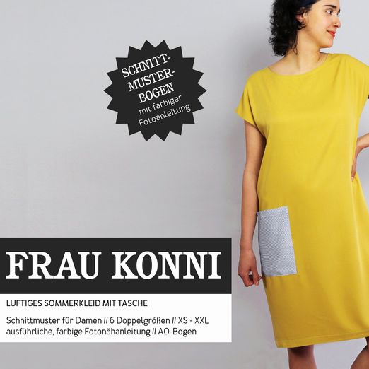 Sommerkleid -  FRAU KONNI - Papierschnittmuster