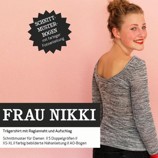 Basicshirt - FRAU NIKKI - Papierschnittmuster