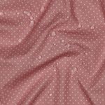 Beschichtete Baumwolle - Kleine Punkte Rosa Weiß