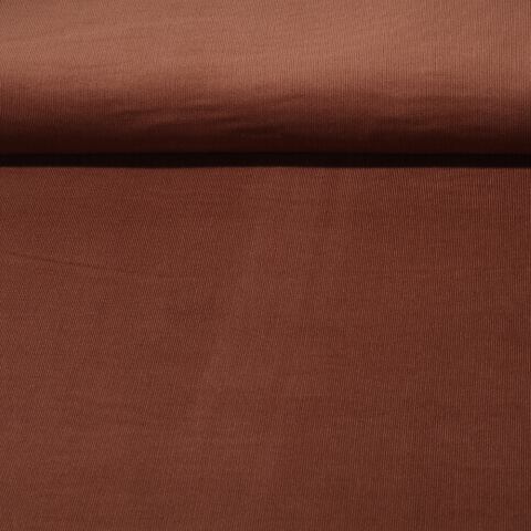 Tissu Velours côtelé Babycord Clara - Uni Marron