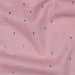 Baumwolle Musselin - Double Gauze Ministriche Foilprint Gold Altrosa