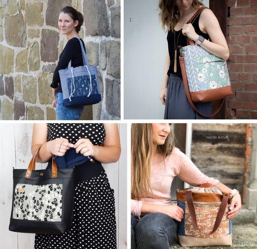 Unikati Schnittmuster Shopper "Bucket Bag Jenna" Snaply