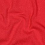 Bord-côte bio uni - rouge clair 026