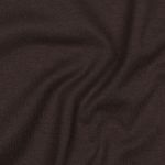 Bord-côte uni bio - marron foncé