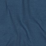 Bord-côte uni bio - bleu jean