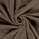 Tissu éponge - uni taupe