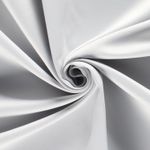 Tejido opaco - Dimout plata blanco liso