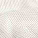 Tricot - Crème uni blanc