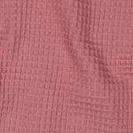 Waffelpique - Uni rose