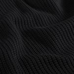 Sweat à mailles - Uni noir