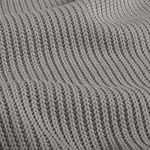 Sweat à mailles - Gris uni