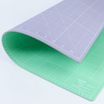 A1 Tapis de découpe Vert menthe-Lilas + cutter rotatif + règle-3