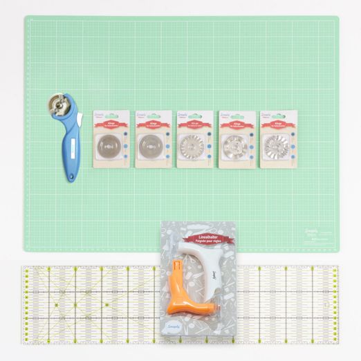 A2 Schneidematte MINT-FLIEDER Masterset 9-teilig