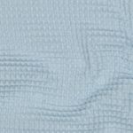 Waffelpique - Uni bleu clair