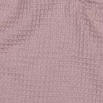 Waffelpique - vieux rose uni
